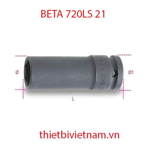 Bộ 2 chiếc IMPACT SOCKETS LONG SLIM SERIES BETA MODEL 720LS 21