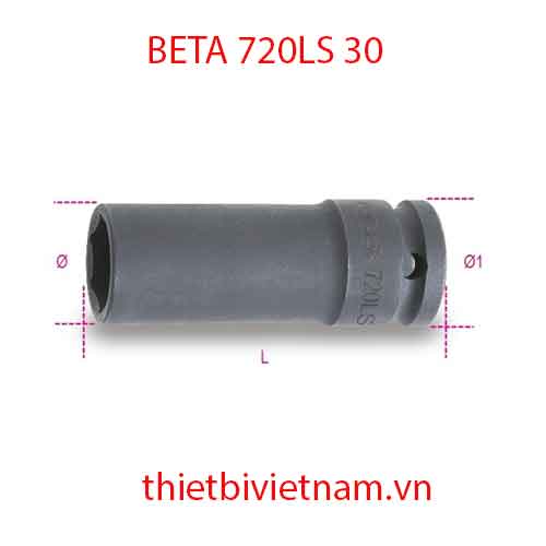 Bộ 2 chiếc IMPACT SOCKETS LONG SLIM SERIES BETA MODEL 720LS 30