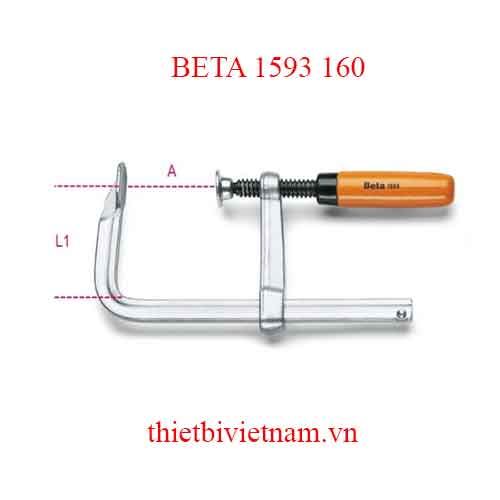 Bộ 2 chiếc SCREW CLAMPS 170X80 BETA MODEL 1593 160