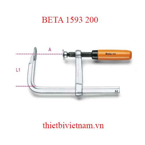 Bộ 2 chiếc SCREW CLAMPS 240X100 BETA MODEL 1593 200