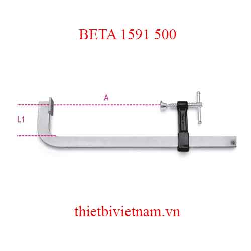 Bộ 2 chiếc SCREW CLAMPS BETA MODEL 1591 500