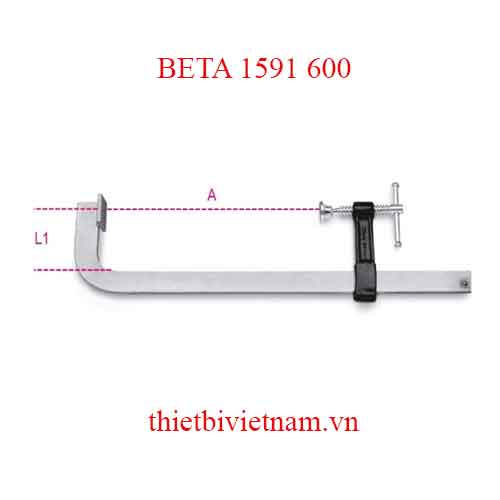 Bộ 2 chiếc SCREW CLAMPS BETA MODEL 1591 600