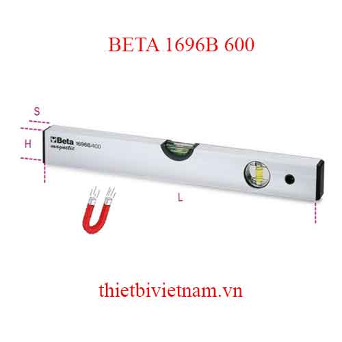 Bộ 2 chiếc SPIRIT LEVELS MAGNETIC BASES BETA MODEL 1696B 600