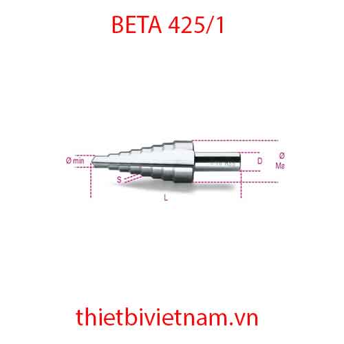 Bộ 2 chiếc STEPPED DRILLS HSS BETA MODEL 425/1