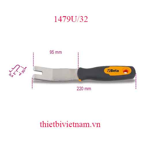 Bộ 2 chiếc TRIM PIN REMOVER STEEL BLADE BETA MODEL 1479U/32