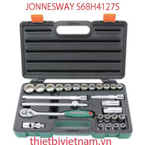Bộ 27 khẩu và tay vặn ½” JONNESWAY S68H4127S