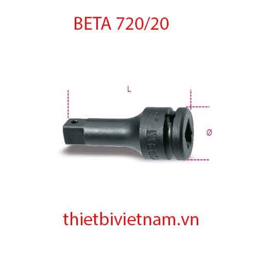 Bộ 3 chiếc 1/2 inch DRIVE IMPACT EXTENSION BAR BETA MODEL 720/20