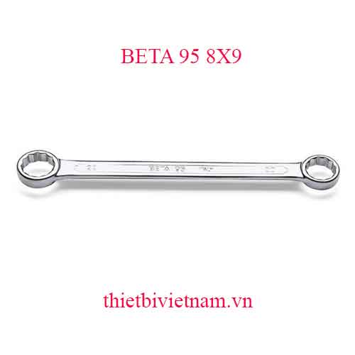 Bộ 3 chiếc DOUBLE ENDED FLAT RING WRENCHES BETA MODEL 95 8X9