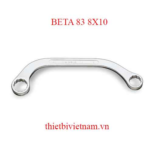 Bộ 3 chiếc HALF-MOON RING WRENCHES BETA MODEL 83 8X10