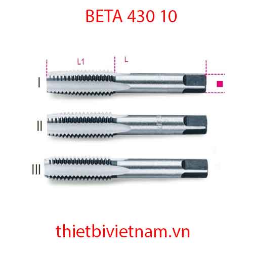 Bộ 3 chiếc HAND TAPS COARSE PITCH BETA MODEL 430 10