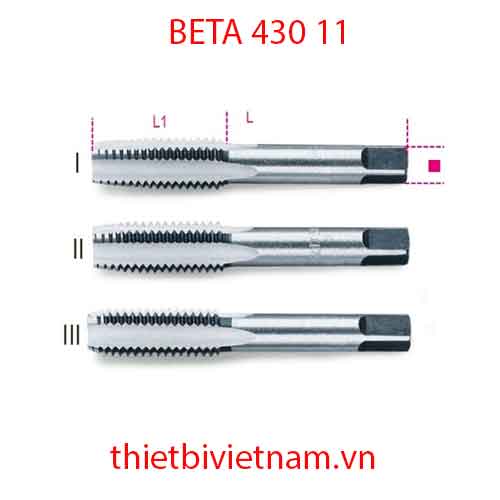 Bộ 3 chiếc HAND TAPS COARSE PITCH BETA MODEL 430 11