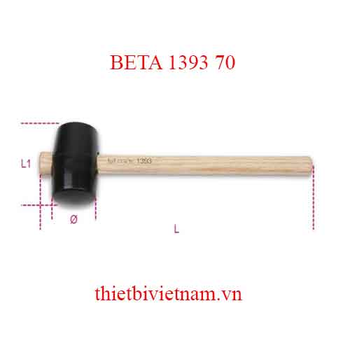 Bộ 3 chiếc HARD RUBBER HEAD HAMMERS BETA MODEL 1393 70