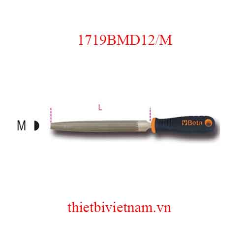 Bộ 3 chiếc ROUGH HALF-ROUND FILES BETA MODEL 1719BMD12/M
