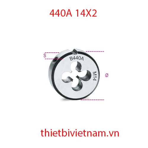 Bộ 3 chiếc ROUND DIES COARSE PITCH BETA MODEL 440A 14X2