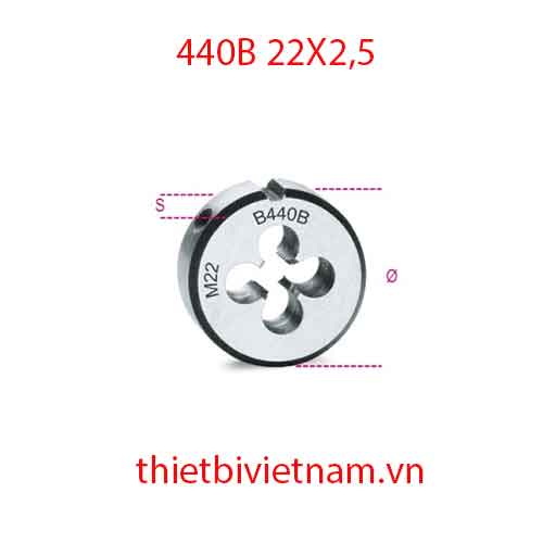 Bộ 3 chiếc ROUND DIES COARSE PITCH BETA MODEL 440B 22X2,5