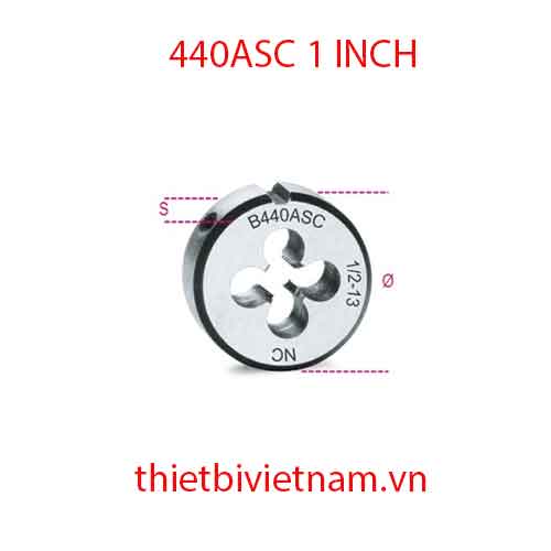 Bộ 3 chiếc ROUND DIES COARSE PITCH UNC BETA MODEL 440ASC 1 INCH