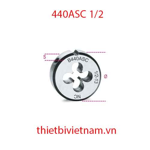 Bộ 3 chiếc ROUND DIES COARSE PITCH UNC BETA MODEL 440ASC 1/2