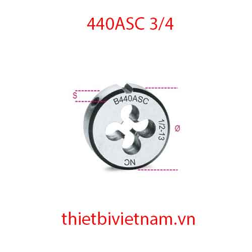 Bộ 3 chiếc ROUND DIES COARSE PITCH UNC BETA MODEL 440ASC 3/4