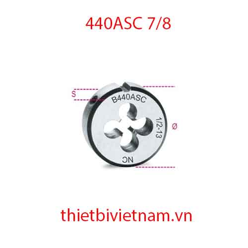 Bộ 3 chiếc ROUND DIES COARSE PITCH UNC BETA MODEL 440ASC 7/8