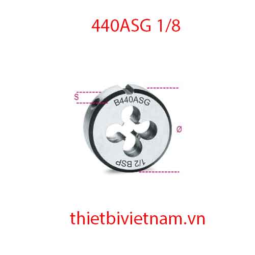 Bộ 3 chiếc ROUND DIES CYLINDRICAL GAS BETA MODEL 440ASG 1/8