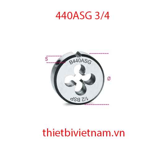 Bộ 3 chiếc ROUND DIES CYLINDRICAL GAS BETA MODEL 440ASG 3/4