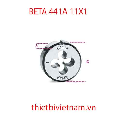 Bộ 3 chiếc ROUND DIES FINE PITCH BETA MODEL 441A 11X1