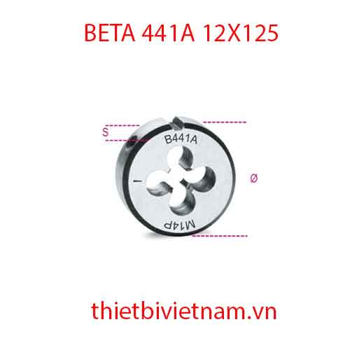 Bộ 3 chiếc ROUND DIES FINE PITCH BETA MODEL 441A 12X125