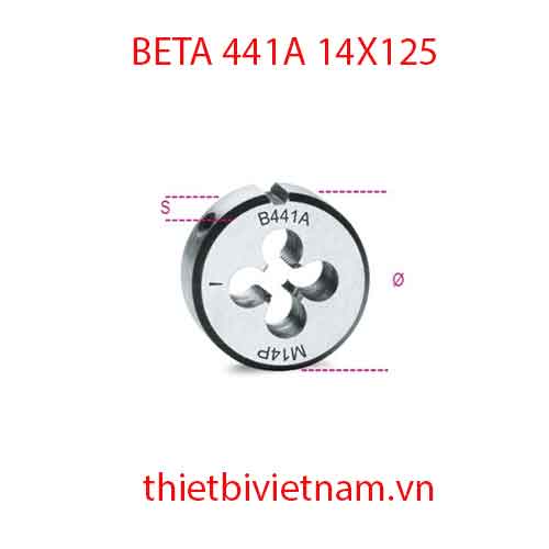 Bộ 3 chiếc ROUND DIES FINE PITCH BETA MODEL 441A 14X125