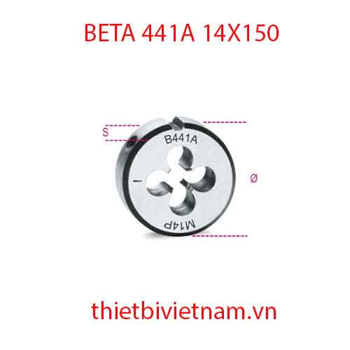 Bộ 3 chiếc ROUND DIES FINE PITCH BETA MODEL 441A 14X150