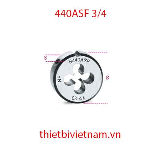 Bộ 3 chiếc ROUND DIES FINE PITCH UNF BETA MODEL 440ASF 3/4