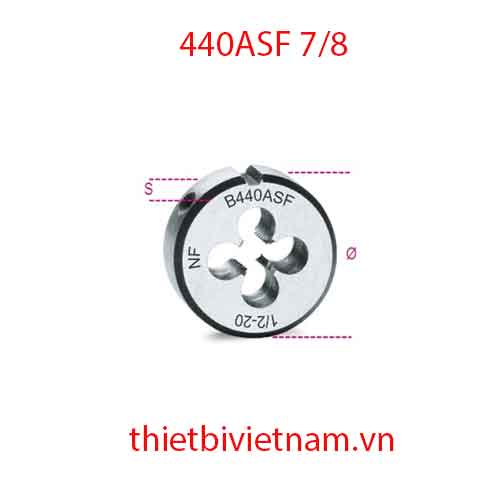 Bộ 3 chiếc ROUND DIES FINE PITCH UNF BETA MODEL 440ASF 7/8