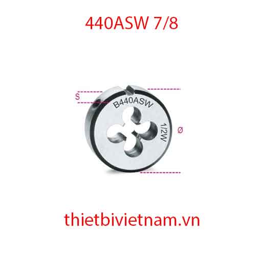Bộ 3 chiếc ROUND DIES WHITWORTH THREAD BETA MODEL 440ASW 7/8