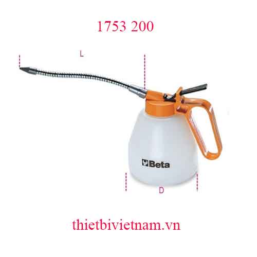 Bộ 4 chiếc EMPTY PLAST.PRES.OIL CANS FLEX. BETA MODEL 1753 200