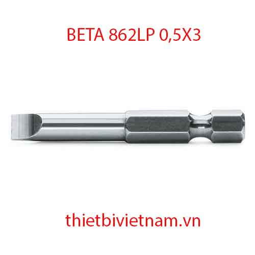 Bộ 5 chiếc BITS FOR SLOTTED HEAD SCREWS BETA MODEL 862LP 0,5X3