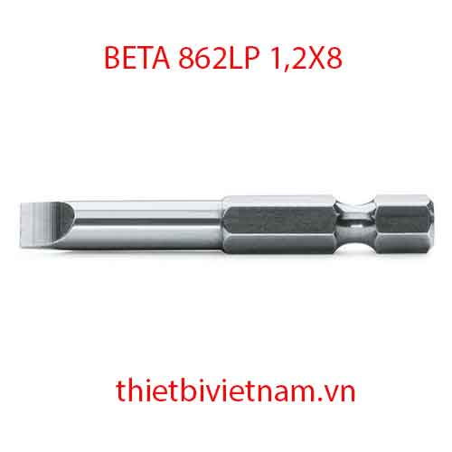 Bộ 5 chiếc BITS FOR SLOTTED HEAD SCREWS BETA MODEL 862LP 1,2X8
