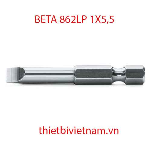Bộ 5 chiếc BITS FOR SLOTTED HEAD SCREWS BETA MODEL 862LP 1X5,5
