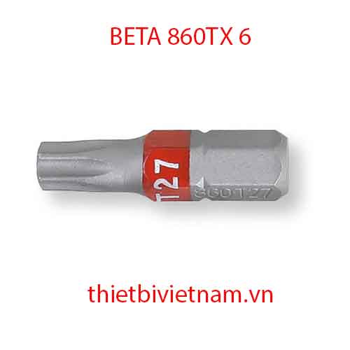 Bộ 5 chiếc BITS FOR TORX® HEAD SCREWS BETA MODEL 860TX 6