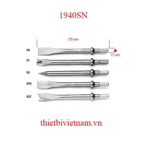 Bộ 5 chiếc CHISELS FOR AIR HAMMERS ITEMS BETA MODEL 1940SN