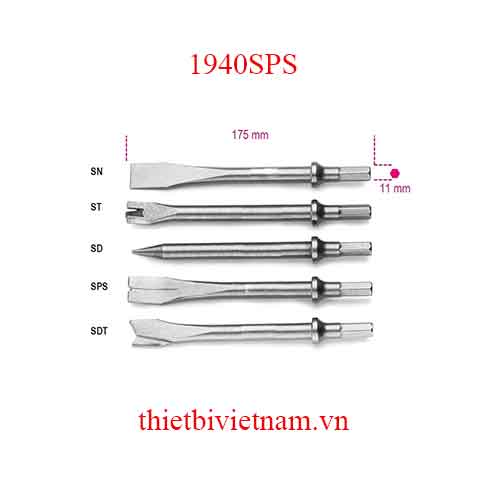 Bộ 5 chiếc CHISELS FOR AIR HAMMERS ITEMS BETA MODEL 1940SPS