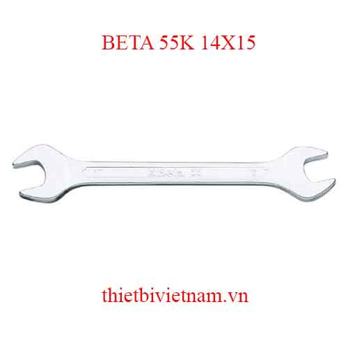 Bộ 5 chiếc DOUBLE OPEN END WR. IN BLISTER BETA MODEL 55K 14X15