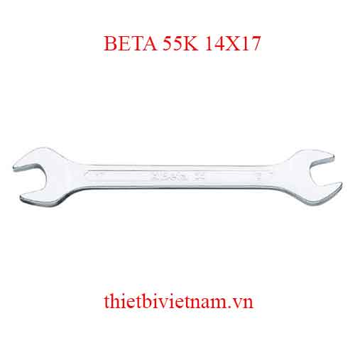 Bộ 5 chiếc DOUBLE OPEN END WR. IN BLISTER BETA MODEL 55K 14X17