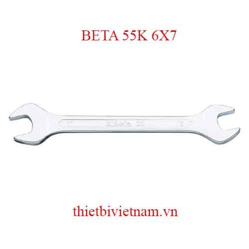 Bộ 5 chiếc DOUBLE OPEN END WR. IN BLISTER BETA MODEL 55K 6X7