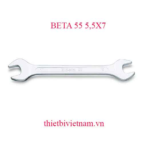 Bộ 5 chiếc DOUBLE OPEN END WRENCHES BETA MODEL 55 5,5X7