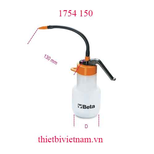 Bộ 5 chiếc EMPTY PLAST.PRES.OIL CANS FLEX. BETA MODEL 1754 150