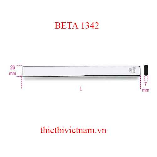 Bộ 5 chiếc EXTRA FLAT CHISEL W.STRAIGHT CUTTER BETA MODEL 1342