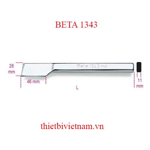 Bộ 5 chiếc FLAT CHISEL WITH SIDE CUTTER BETA MODEL 1343
