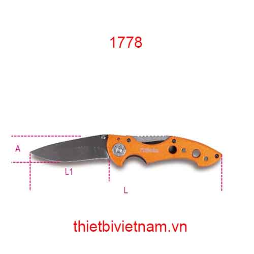 Bộ 5 chiếc FOLDAWAY KNIFE IN CASE BETA MODEL 1778
