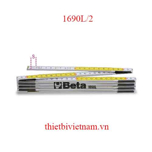 Bộ 5 chiếc FOLDING RULER BIRCH 2MT BETA MODEL 1690L/2