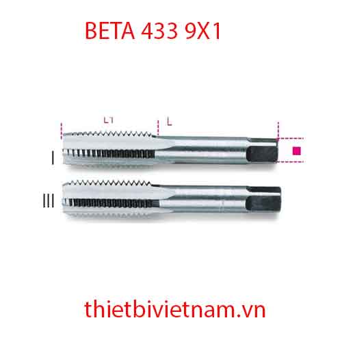 Bộ 5 chiếc HAND TAPS FINE PITCH BETA MODEL 433 9X1