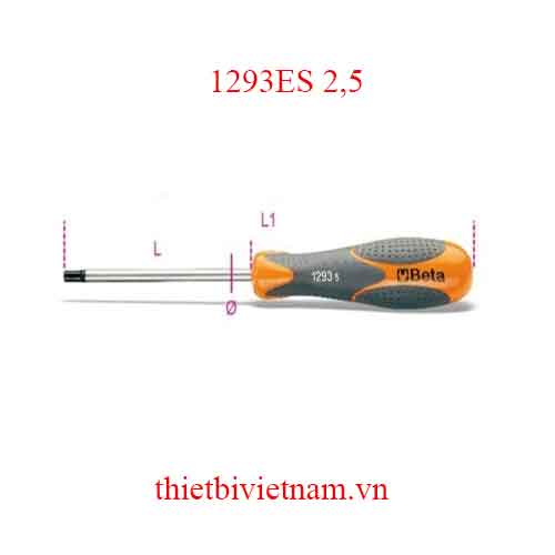Bộ 5 chiếc HEXAGON DRIVERS WITH HANDLES BETA MODEL 1293ES 2,5